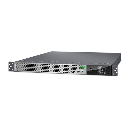 APC SRTL3KRM1UINC | 3000VA Lithium-ion Rack/Tower 1U UPS, 230V, 3x C13 & 2x C19 IEC Outlets, Network Card, Extended Runtime, Rail Kit