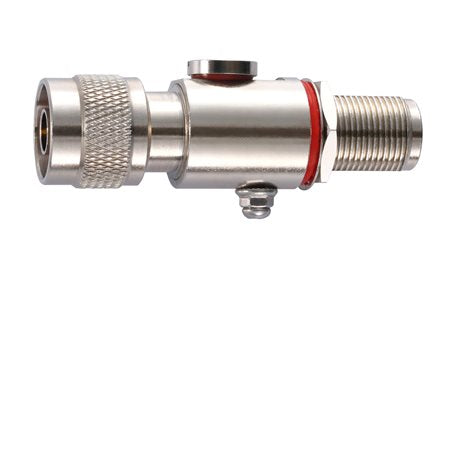 Moxa A-SA-NMNF-02 | 0-6 GHz N-Type Male to Female Surge Arrester, Wireless Accessory, Protects RF Equipment, Durable Design