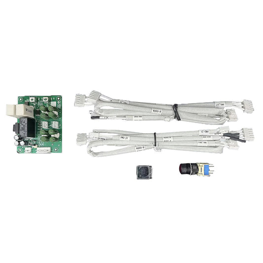 Green circuit board with electronic components and connectors for apc e3spopt001 easy ups 3s pro cold start kit
