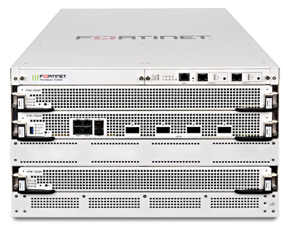 Fortinet FG-7030E-QSFP28 | FortiGate 7030E Modular Firewall Chassis, 4 x 100GbE QSFP28, 6U