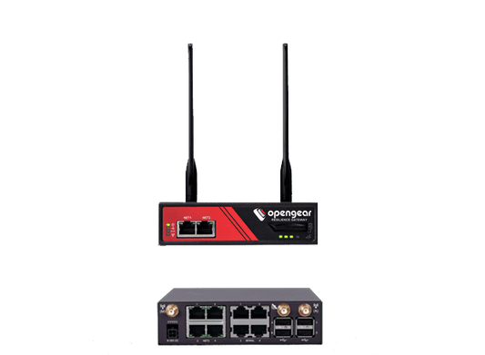 OPENGEAR ACM7004-5-LMP-GLB | ACM7000 Resilience Gateway, 4-Port GbE Switch, APAC 4G LTE Dual SIM, 1 Yr Foundation Support