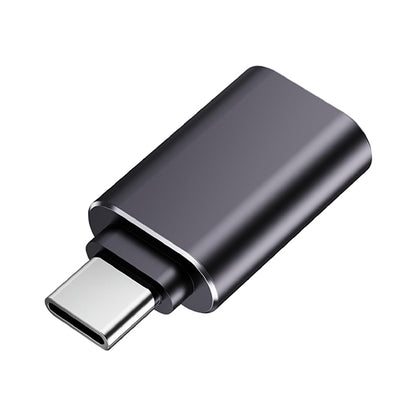 Yealink AD-A-C black USB-A to USB-C adapter with sleek metallic finish