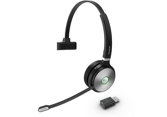 Yealink TEAMS-WH62-M-P | Wireless Mono Headset, Black/Grey, Microsoft Teams Optimized