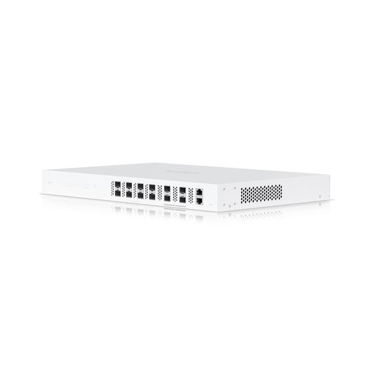 Ubiquiti UISP-FIBER-OLT-XGS | 8x 10G SFP+ OLT, 4x 25G SFP28 Uplink, 2048 Clients, 1U