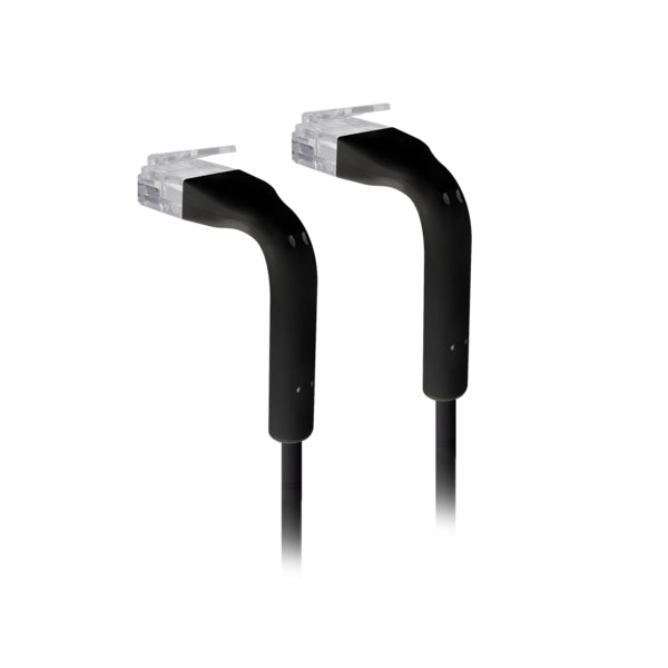 Ubiquiti U-CABLE-PATCH-1M-RJ45-BK | rj45-bk, Cat6 Ethernet Cable, 1m, Black, Ultra-Thin 3mm Diameter, RJ45 Connectors