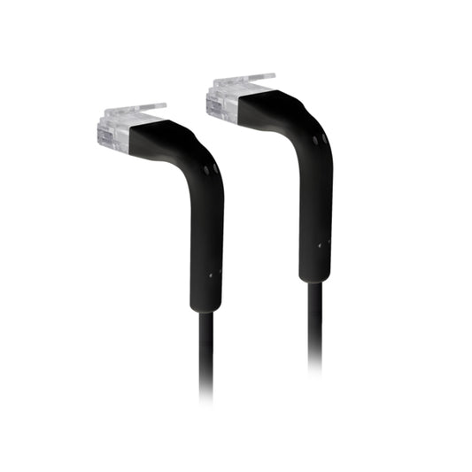Ubiquiti U-CABLE-PATCH-8M-RJ45-BK 8m black Cat6 cable with angled connectors