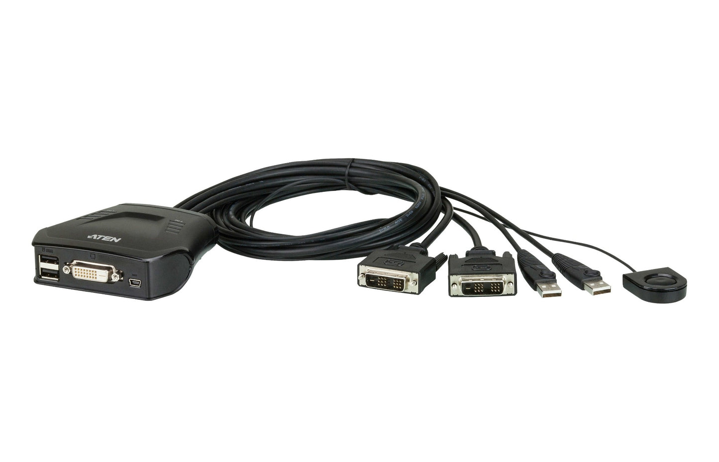 ATEN CS22D-AT | CS22D USB DVI KVM Switch, 2 x Computers, DVI-D 1920x1200