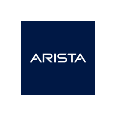 Arista logo on a dark blue square background.