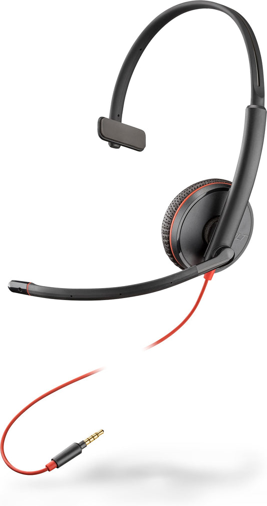 Poly 85R05AA | Blackwire 3215 Headset, 3.5mm Jack, Wired