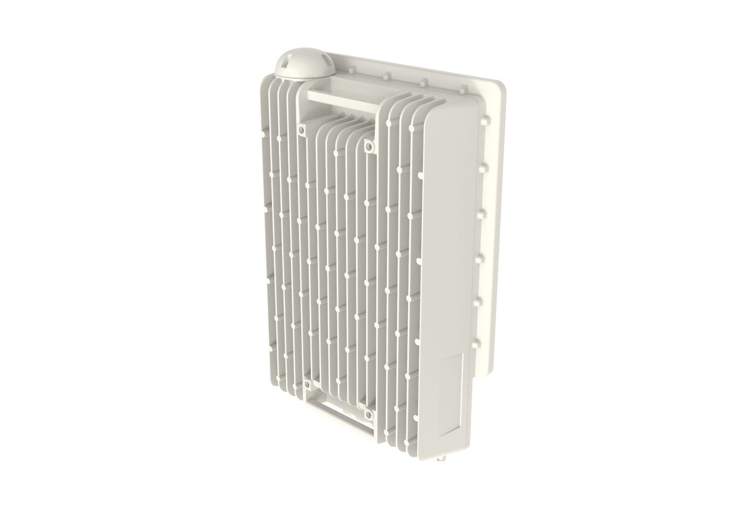 Cambium cnWave B1000 28GHz base station off-white ridged wall mount sensor