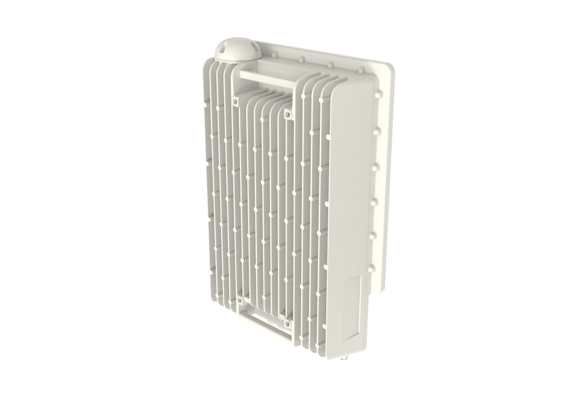 Cambium cnWave B1000 28GHz base station off-white ridged wall mount sensor