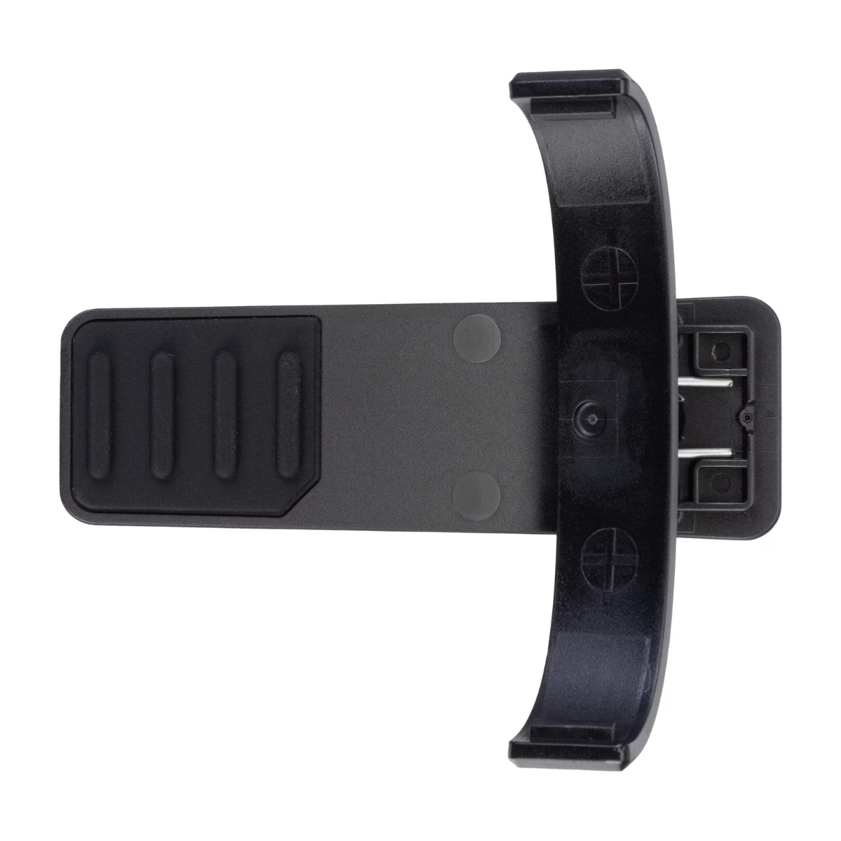 Yealink BCL-W73H spare belt clip with black plastic curved clamp and grip pad