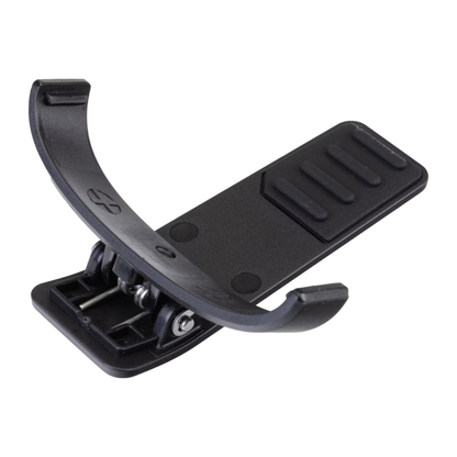 Yealink BCL-W73H spare belt clip: black plastic with textured grip, adjustable clamp