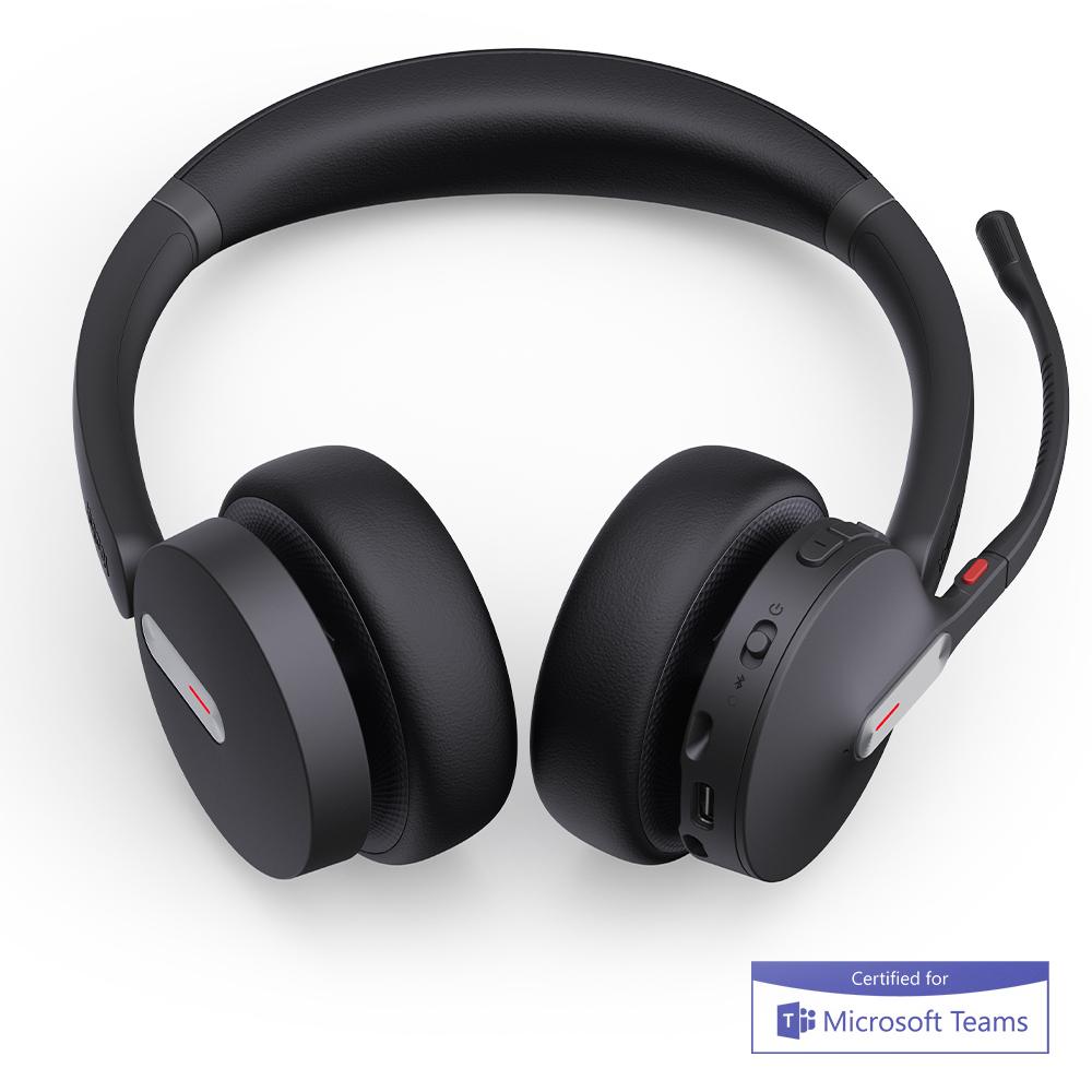 Yealink BH70-D-MS-C/A black MS Teams certified Bluetooth headset with mic