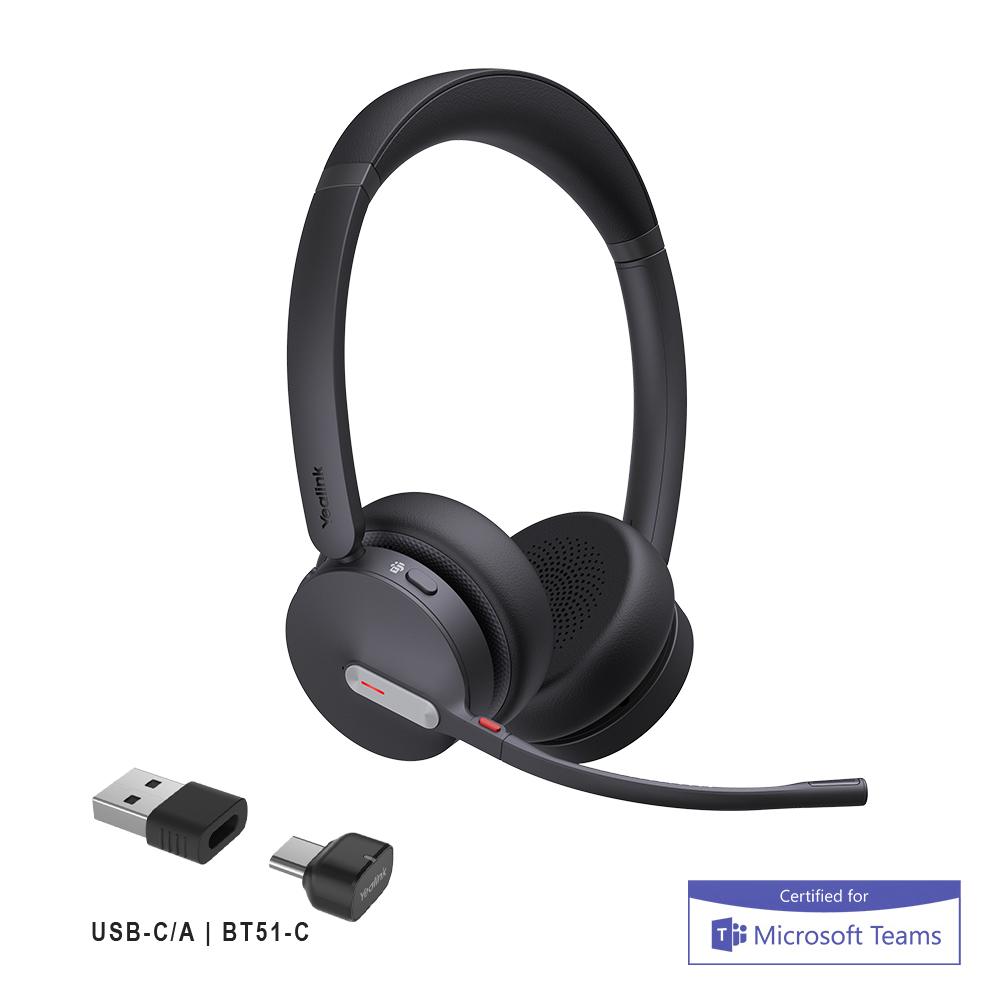 Yealink BH70-D-MS-C/A black MS Teams certified Bluetooth headset with mic