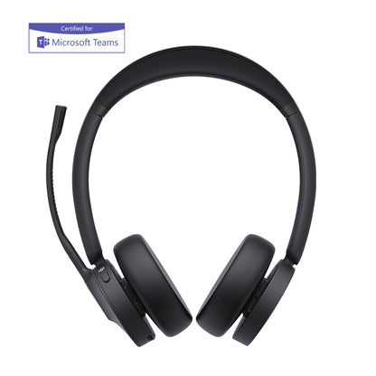 Yealink BH70-D-UC-C black wireless over-ear headset with boom mic