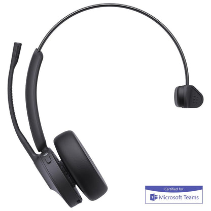 Yealink BH70-M-CH-MS-C/A black MS mono wireless Bluetooth headset with mic