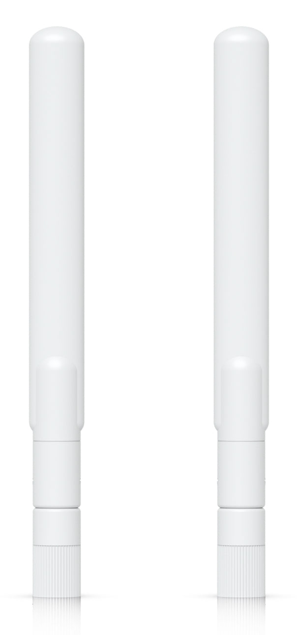 Ubiquiti Ultra Omni white plastic antennas with threaded base