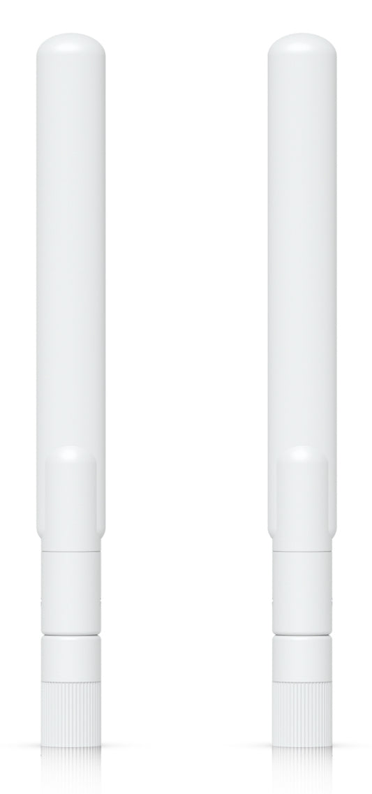 Ubiquiti Ultra Omni white plastic antennas with threaded base