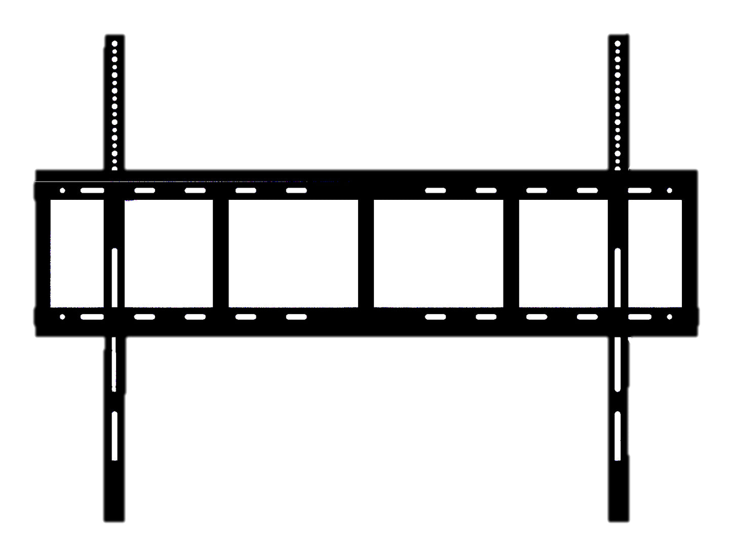 Yealink MB-WallMount-860 | Wall Mount for 75" and 86" Meeting Board