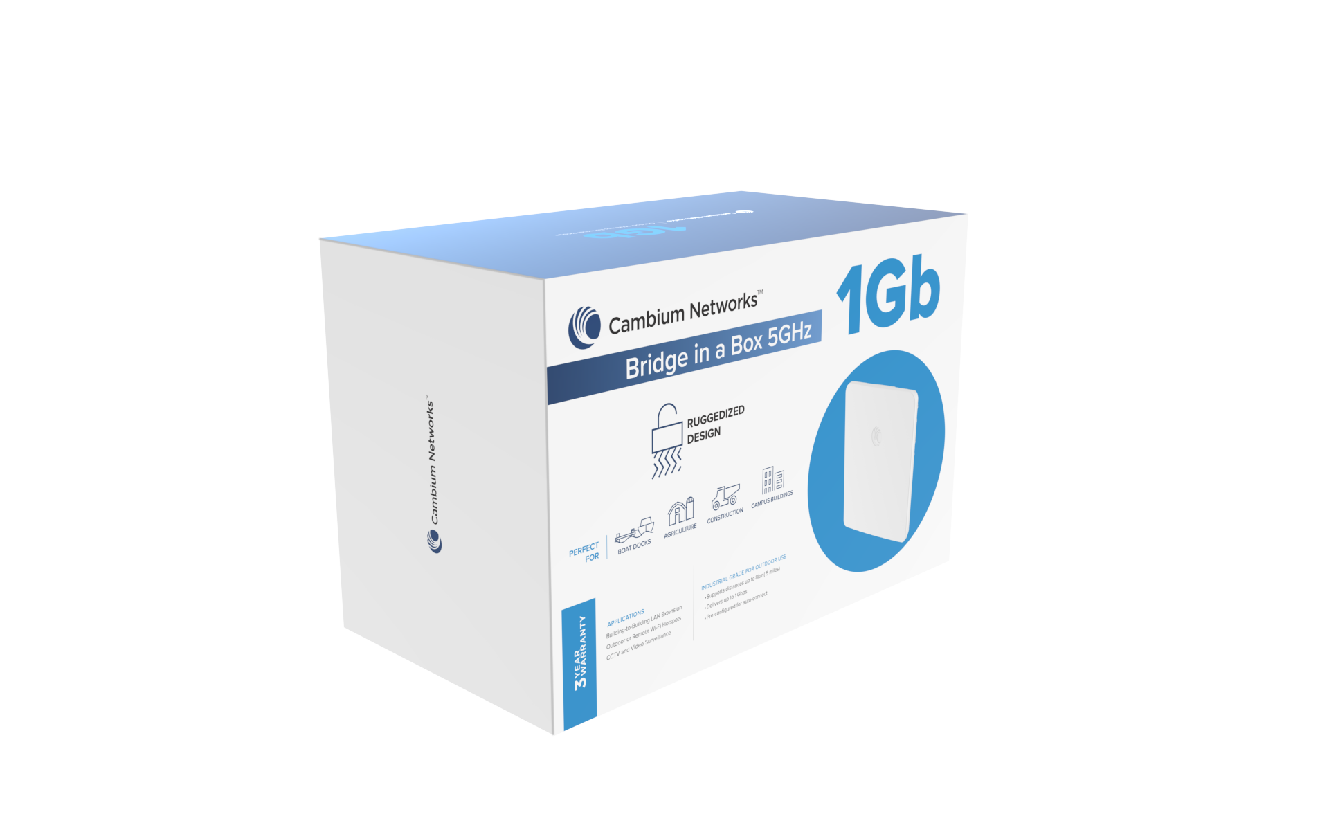 Cambium Networks ePMP Force 4518 5GHz bridge-in-a-box white box