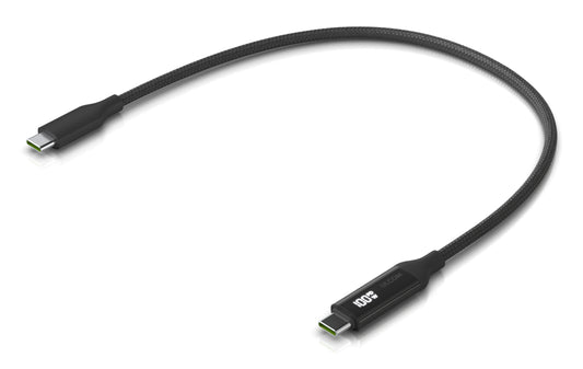 Ubiquiti UACC-CABLE-USB-100W-0.3M-BK | 3M-BK USB-C Cable, 100W, 0.3m, Black