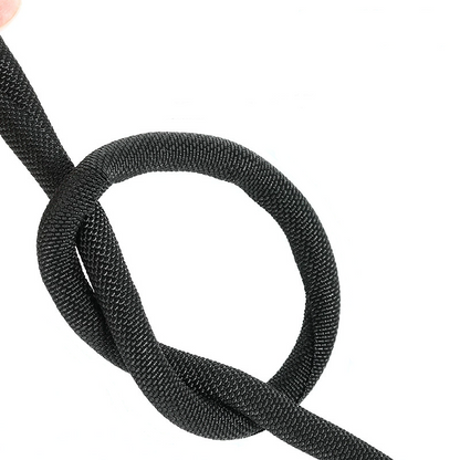 Braided Cable Sleeve 38mm x 1m, Cable Management Wrap, Black