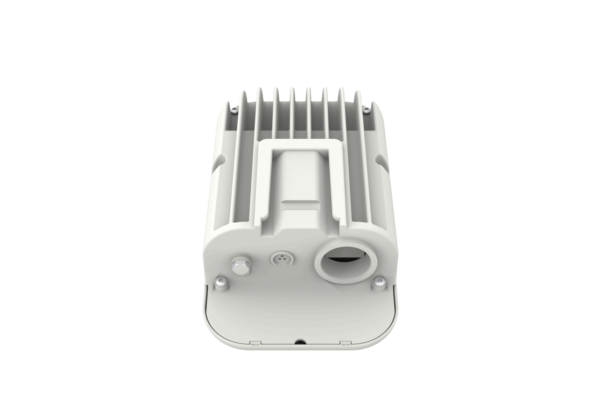 Cambium cnWave 60GHz white plastic outdoor access point with cooling fins