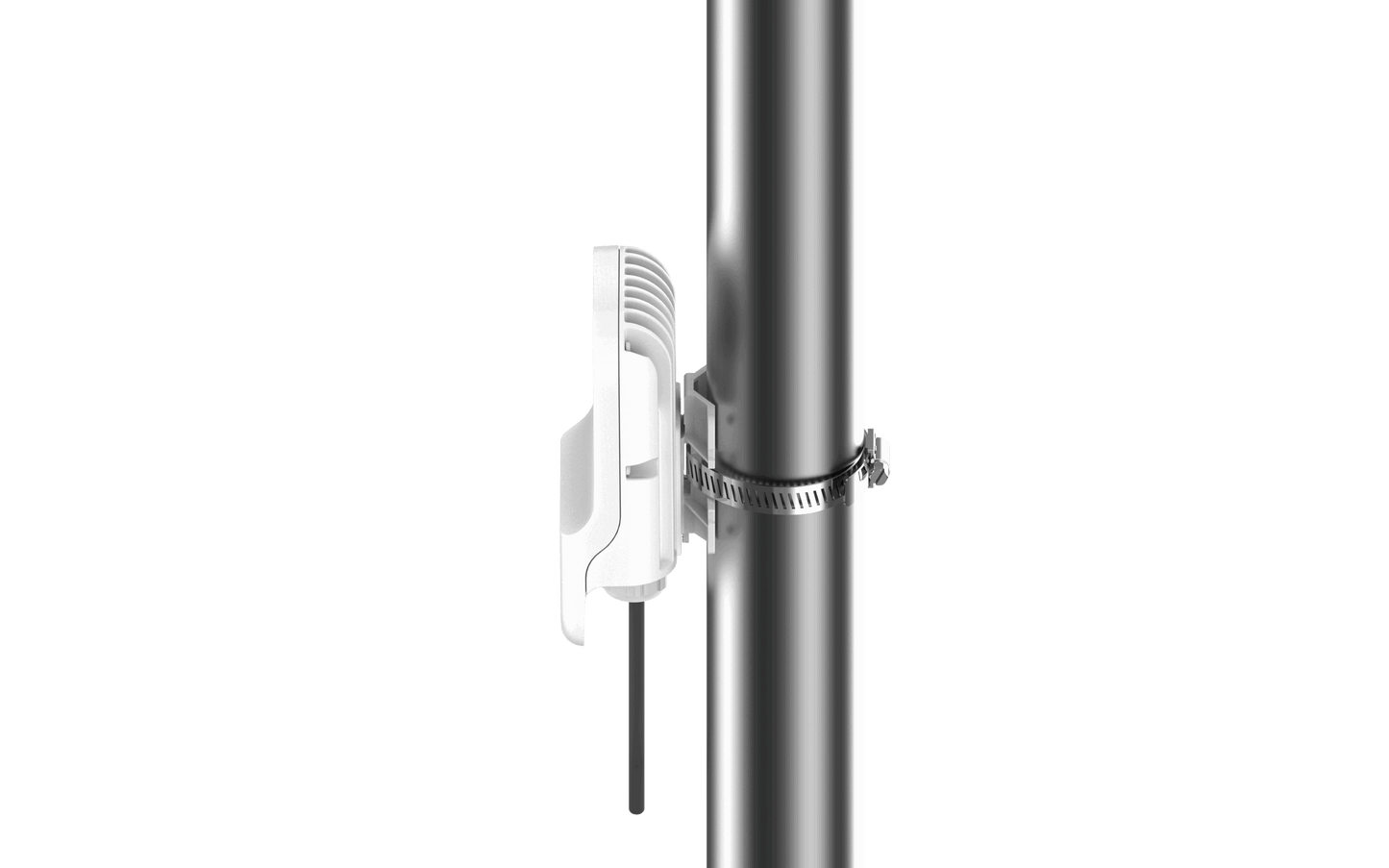 Cambium cnWave 60GHz white outdoor wireless access point on pole
