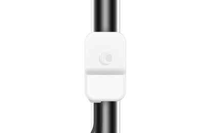Cambium cnWave 60GHz bridge-in-a-box on metallic pole