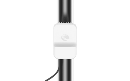 Cambium cnWave 60GHz white wireless access point on pole
