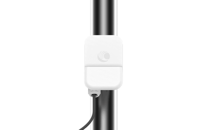 Cambium cnWave 60GHz bridge-in-a-box on metallic pole