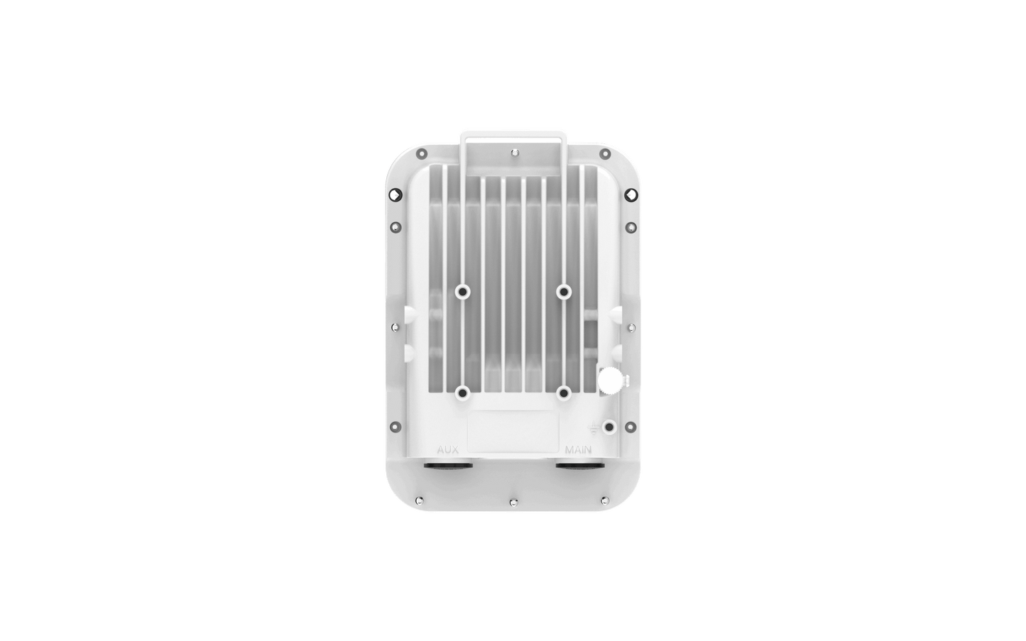 Cambium cnWave 60GHz bridge white rectangular access point rear view