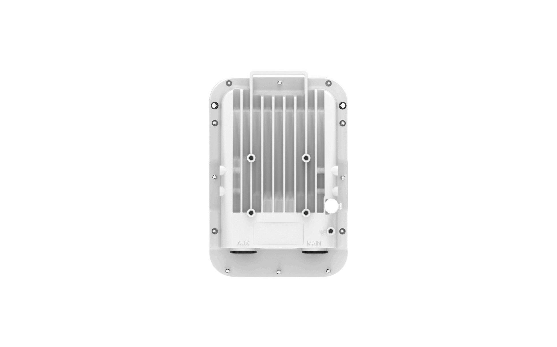 Cambium cnWave 60GHz bridge white rectangular access point rear view