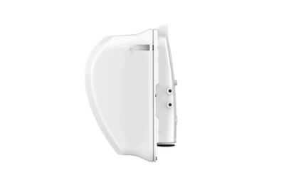 Cambium cnWave 60GHz bridge white plastic wall mount with curved front and side ports