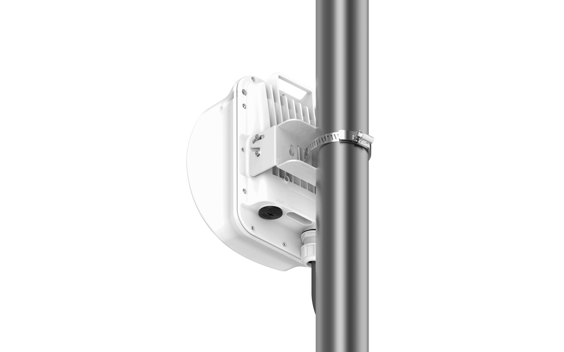Cambium cnWave 60GHz white outdoor wireless access point on pole