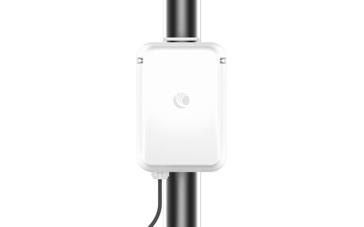 Cambium cnWave 60GHz white outdoor wireless access point on pole