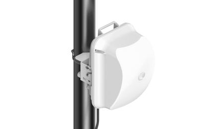 Cambium cnWave 60GHz white outdoor wireless access point on pole