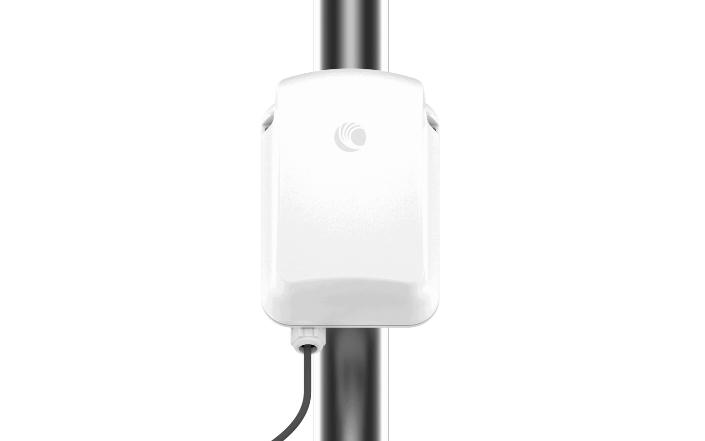 Cambium cnWave 60GHz white wireless access point with Ubiquiti logo