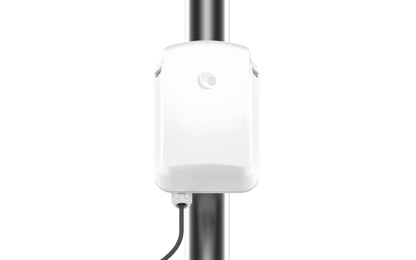 Cambium cnWave 60GHz white wireless access point with Ubiquiti logo