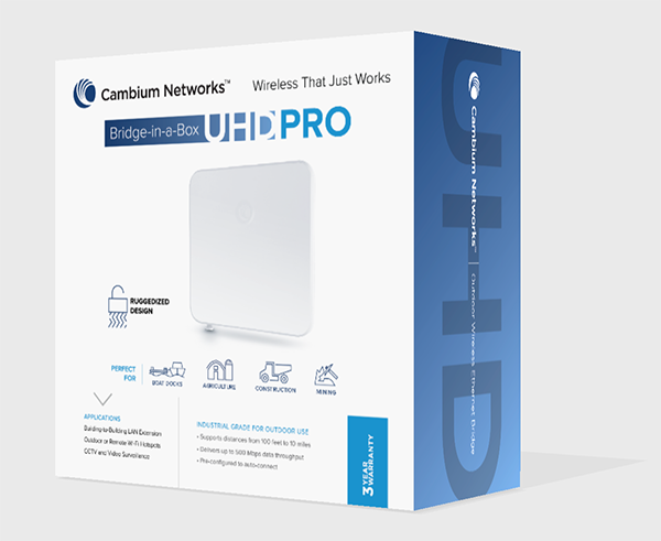 Cambium Networks ePMP Bridge in a Box UHD PRO 5 GHz white box