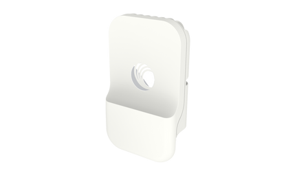 Cambium Networks cnWave 60GHz white plastic wireless router front view