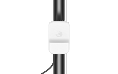 Cambium cnWave 60GHz white wireless access point on pole