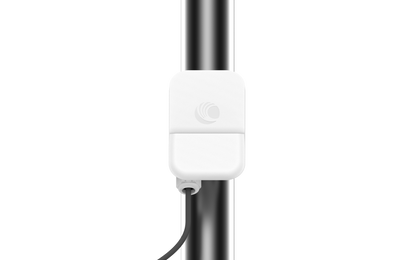 Cambium cnWave 60GHz bridge-in-a-box on metallic pole