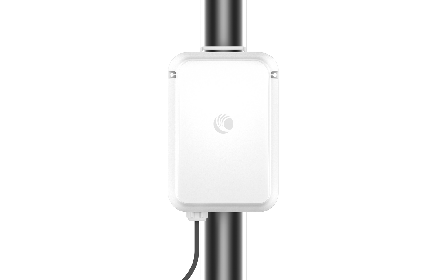 Cambium cnWave 60GHz white outdoor wireless access point on pole