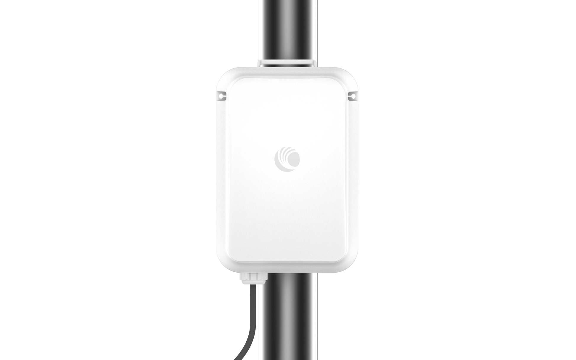 Cambium cnWave 60GHz white outdoor wireless access point on pole