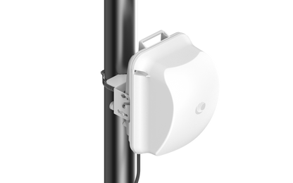Cambium cnWave 60GHz white outdoor wireless access point on pole