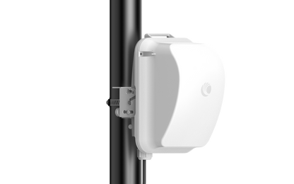 Cambium cnWave 60GHz white outdoor wireless access point with curved panel