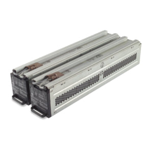 APC APCRBC140 192V battery cartridge with silver rack-mount modules