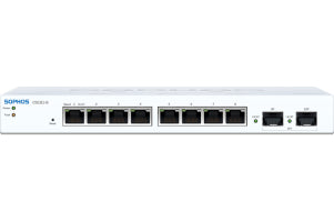Sophos C18ATCHAN | CS101-8 Managed Gigabit Ethernet Switch, 8 x 1GbE Ports, Silver